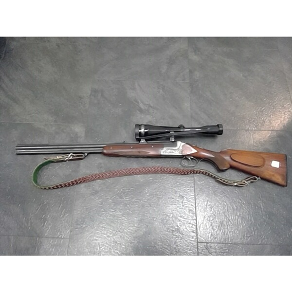 Bockbüchsflinte Merkel Suhl Kal.12/70-7x65R gebraucht