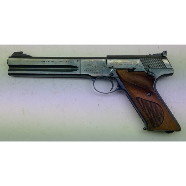 Pistole Colt Woodsmann Match Target Kal.22lfb. gebraucht