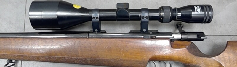 EL Büchse Anschütz Jagdmatch Kal: .22Hornet, ZF Tasco 4-12x56, Aufkippmontage,gebraucht