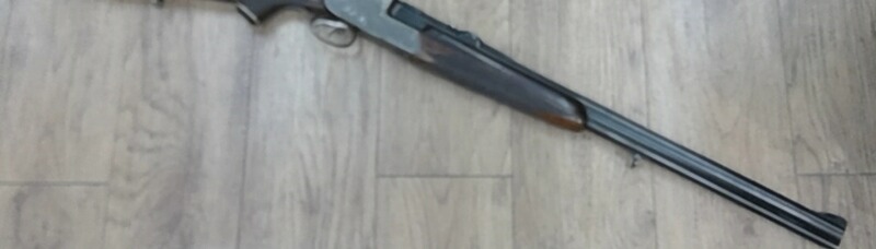 Bockdoppelbüchse Sodia im Kaliber 9