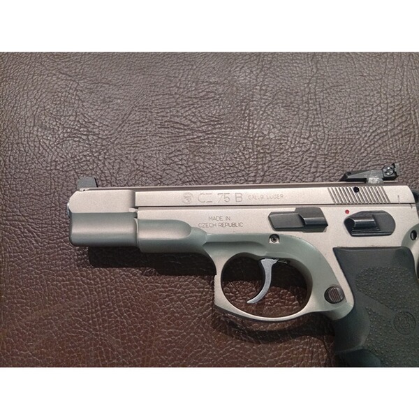 Pistole CZ Uhersky Brod 75 B im Kaliber 9mmLuger gebracht