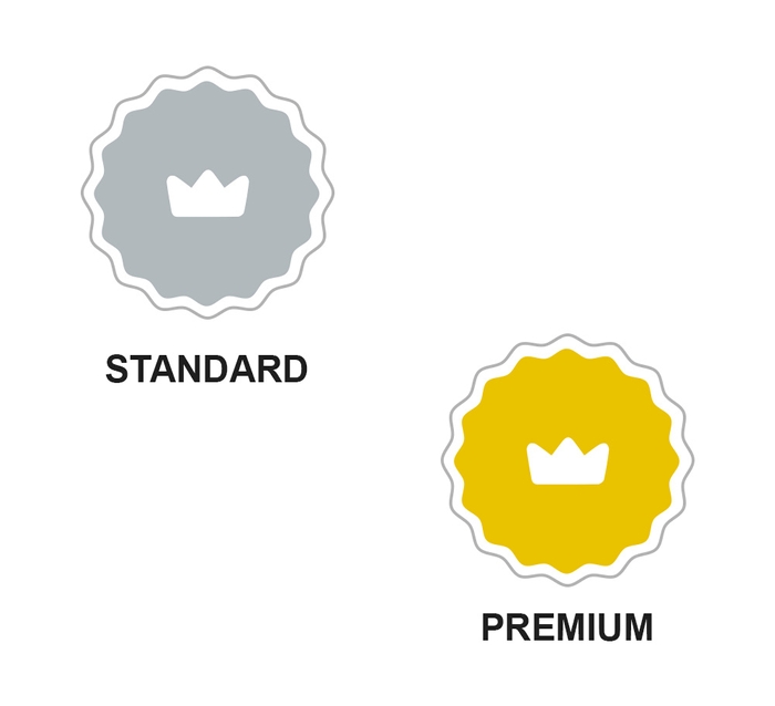 Standard und Premium Wappen