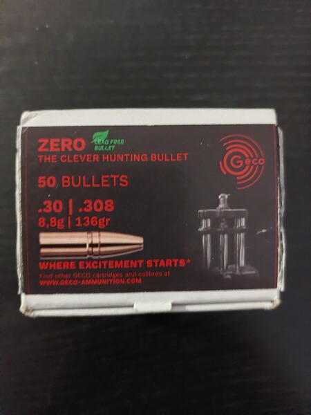 GECO ZERO Geschosse -bleifrei- .30/.308