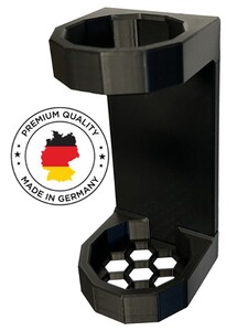 Magnetischer Schalldämpfer Halter bis 56mm SCHWARZ | Waffenschrank Schalldämpferhalter