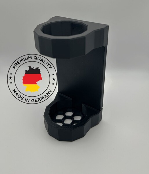 Magnetischer Schalldämpfer Halter bis 46mm SCHWARZ | Waffenschrank Schalldämpferhalter