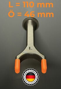 Langwaffenhalter / Gewehrhalter für Waffenschrank! Magnetisch! Größe L extra breit (110mm)