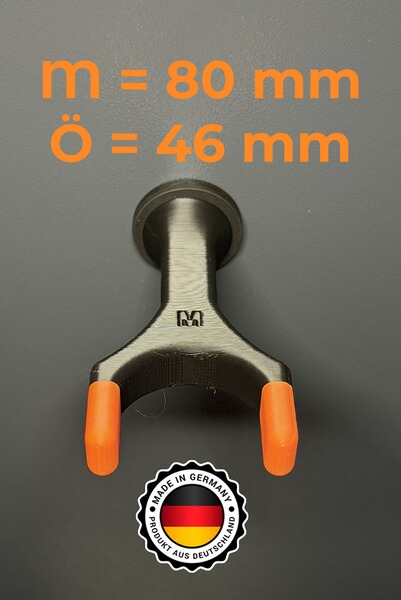 Langwaffenhalter / Gewehrhalter für Waffenschrank! Magnetisch! Größe M extra breit (80mm)