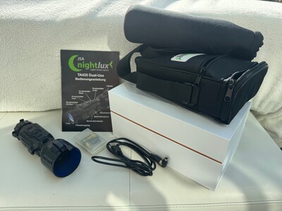 Wärmebildvorsatzgerät JSA nightlux TA 435 mit Rusan Adapter 56er Zielfernrohr TA435