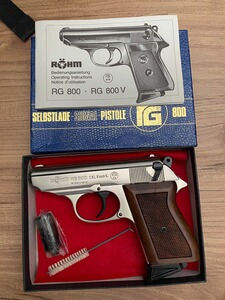 Röhm RG800 Nickel / Holzgriffe