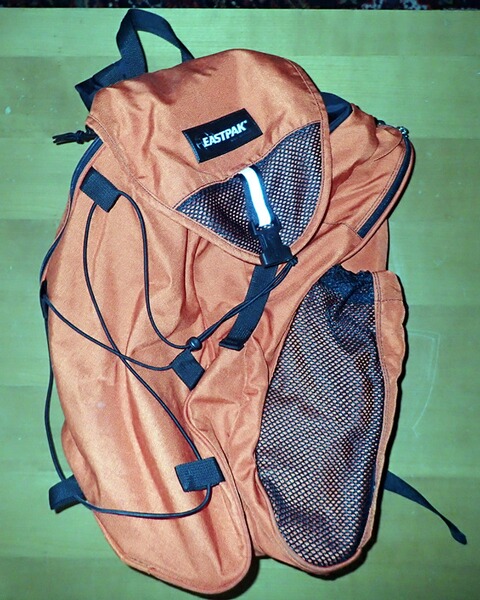 Eastpak Rucksack, Mod. Blade, orange, 90er Jahre, Rarität!