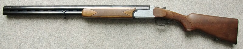 BDF MAROCCINI, MOD. "FOREST", KAL. 12/76, MIT GRAVIERTER STAHLBASKÜLE UND DOPPELABZUG, GUT ERHALTEN!