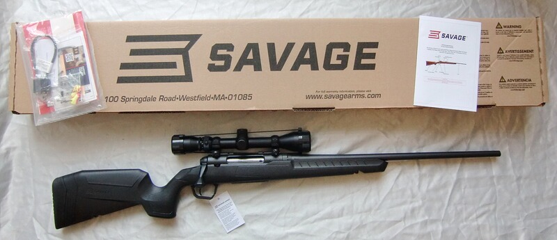 KOMPLETTPAKET: SAVAGE MOD. AXIS XP, Kal. 308 Win., INCL. WEAVER-BASEN UND ZF 3-9x40, NEUWAFFE!!!