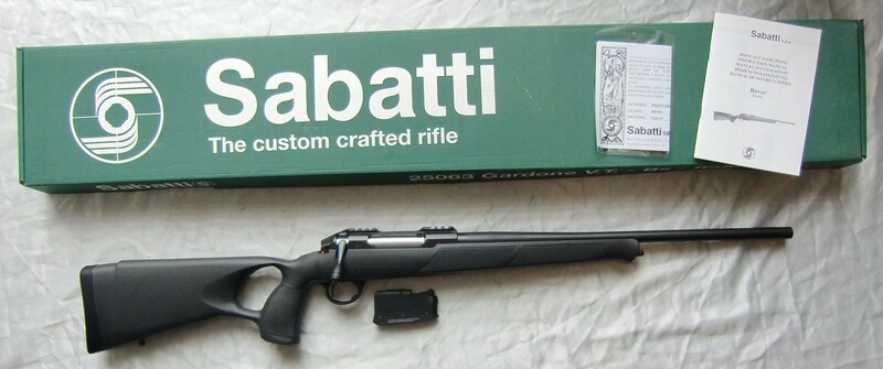 MERCURY / SABATTI, ROVER HUNTER THUMBHOLE, Kal. .308 Win., MIT MÜNDUNGSGEWINDE & WEAVER-MONTAGEBASEN