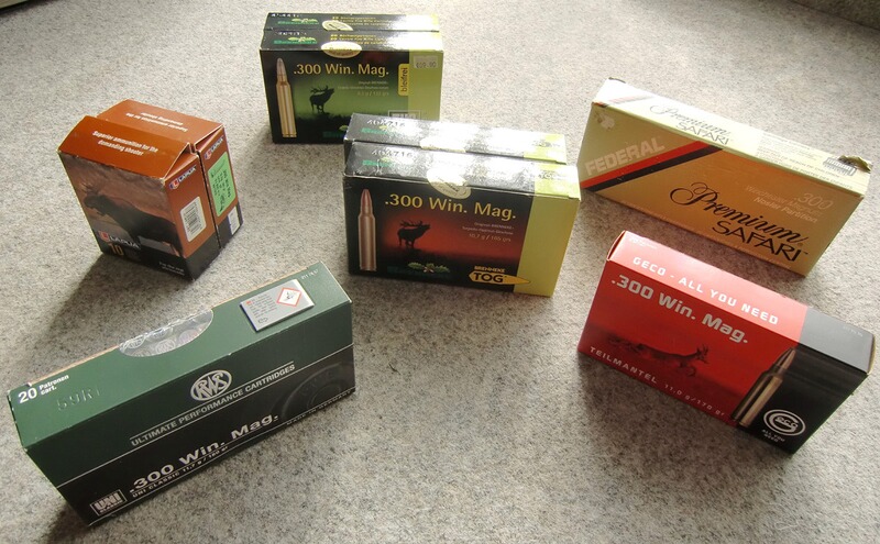 MUNITION: 160 PATRONEN KAL. 300 WIN. MAG., AB LAGER LIEFERBAR!!!