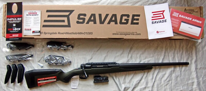 GERADEZUG-REP.-BÜCHSE SAVAGE IMPULSE HOG HUNTER, Kal. .30-06 SPRING., NEUWAFFE!!!