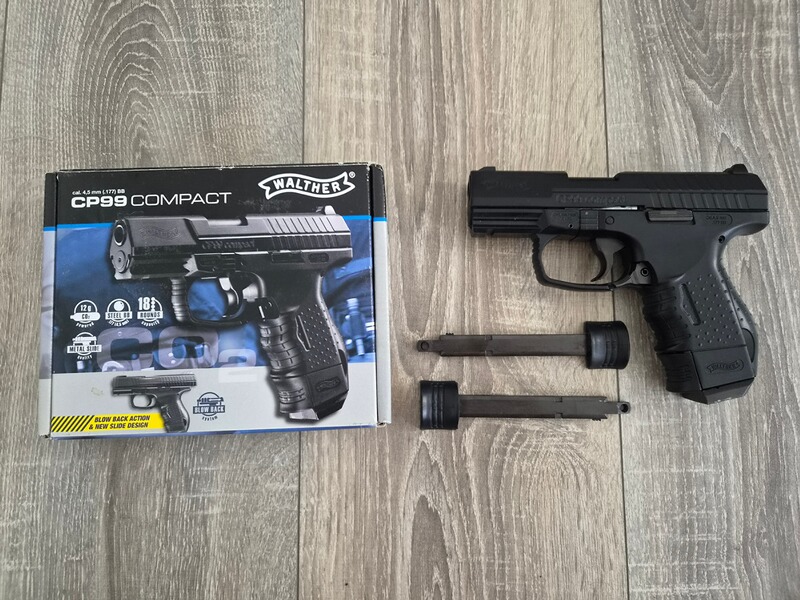 Walther CP99 Compact CO₂ 4,5 mm BB – Sehr guter Zustand