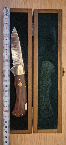 Puma 4-Star-Damast in Holzschatulle