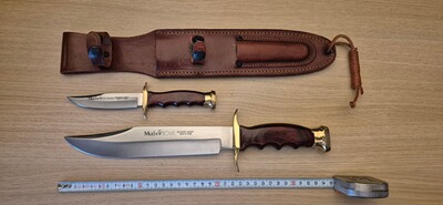 Muela Bowie inklusive Begleitmesser und Lederscheide