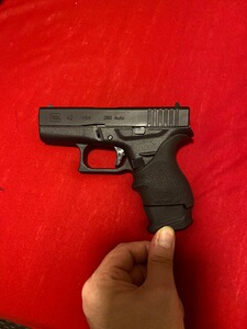 Glock 42 Airsoft mit Metallschlitten GBB 6mm BB schwarz