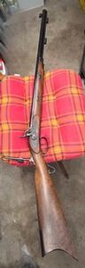 Hawken Vorderlader Gewehr von Wischo Kaliber 45 mit Zubehör