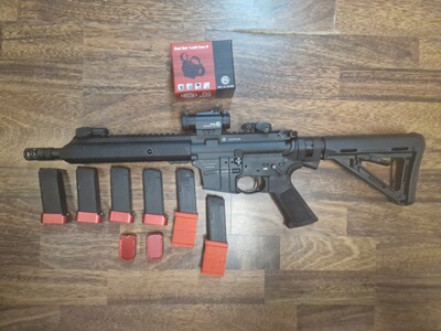 Verkaufe meine Schmeisser Selbstladebüchse AR15-9 Sport - 9mmLuger