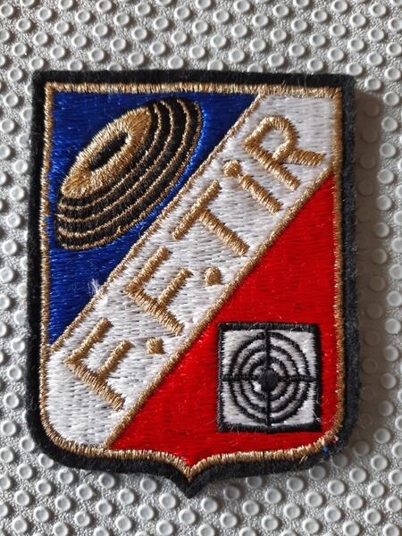 Aufnäher, Französisches  Verbandabzeichen, Schießsport F.F. TIR
