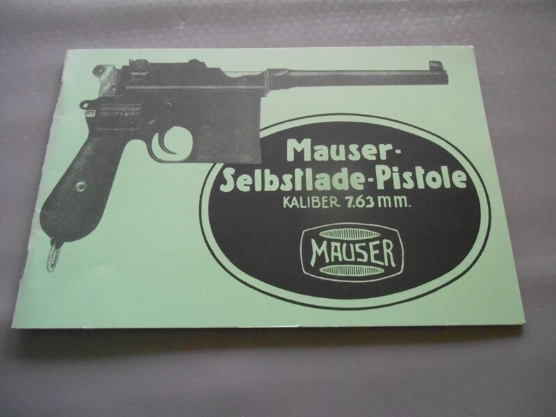 Original Mauser Schnellfeuer-Pistole Kal. 7,63 mm