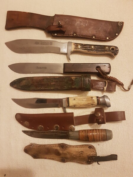 Vintage rrTrophy Line Guide Knife, 356 Solingen Germany