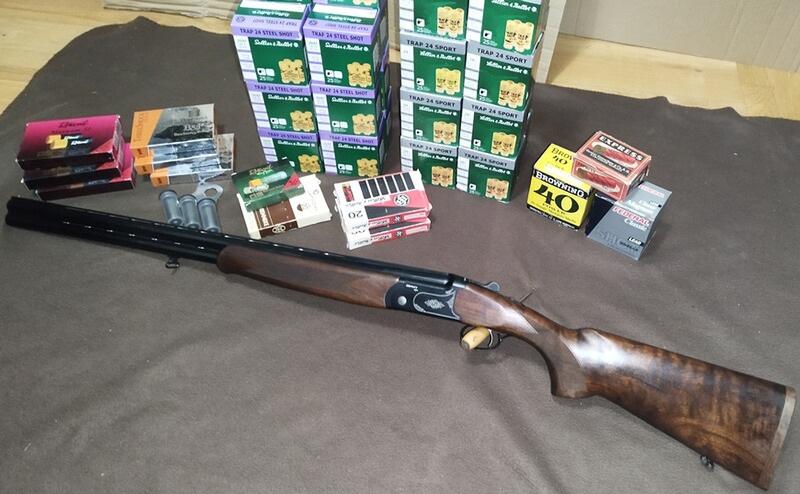 Bockdoppelflinte Mercury Light Kaliber 20/76, 68cm + Munitionskonvolut