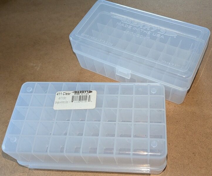 Patronenbox Berry's 411 Clear für 45/70