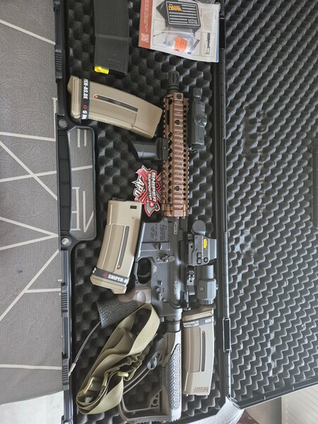 Airsoftwaffe Wolverine MK 18 Daniel Defence HPA