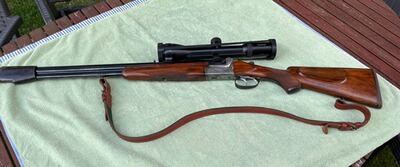 Neuwertige Bockbüchsflinte MERKEL Suhl BBF 7x65R 20/76 Swarovski 3-12x50 Z4i selten