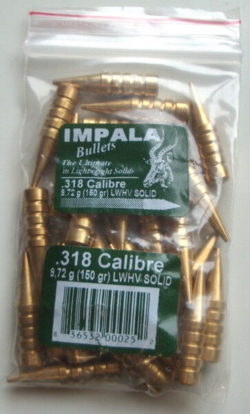 Geschosse Wiederlader .318 *bleifrei* Impala