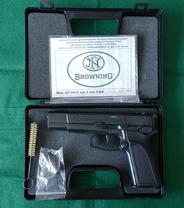 Browning GPDA 9mm PAK, blanke Ausführung, ungeschossen