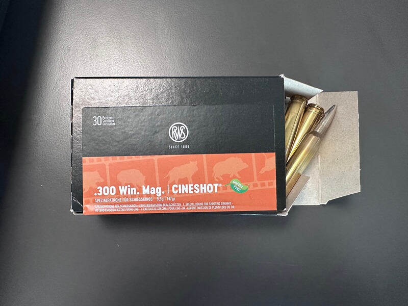 RWS .300 Win. Mag. Cineshot 9,5g/147grs. 29 Schuss