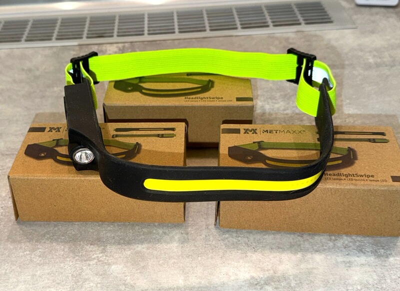 3x Metmaxx® LED MegaBeam Kopflampe HeadlightSwipe schwarz NEU