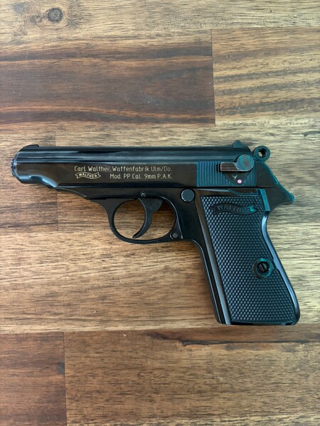 Walther Mod. PP Cal 9mm P.A.K.