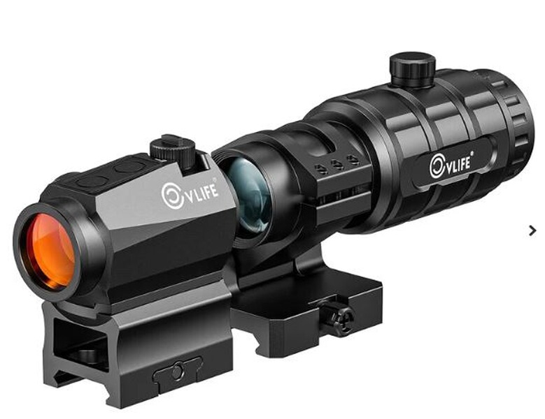 Jackal Howl Rotpunktvisier & 3X Vergrößerungskombination