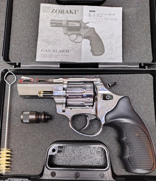 Zoraki R2 3 Zoll Schreckschussrevolver 9mm R.K. - Chrom