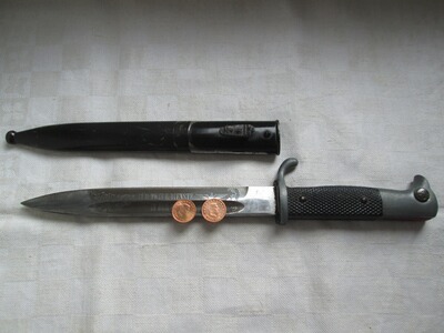 Ausgeh Seitengewehr 98 mit Klingendevise