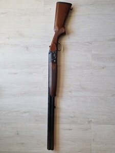 leichte Gladius 12/76 Bockdoppelflinte mit kurzem Schaft & Stahlschrotbeschuß