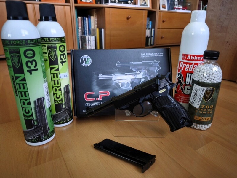 WE (Walther) P38 mit viel Zubehör