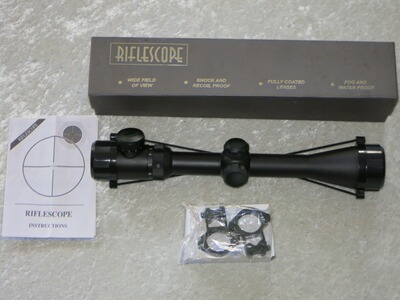 Zielfernrohr Riflescope, Wide Field View, Shock and Recoil Proof, Fully Coated Lenses, Fog and Water