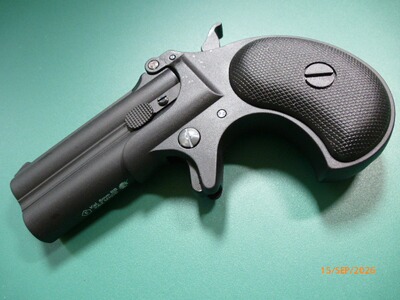 DERRINGER MaxTact Vollmetall Black, Gas 6mm BB