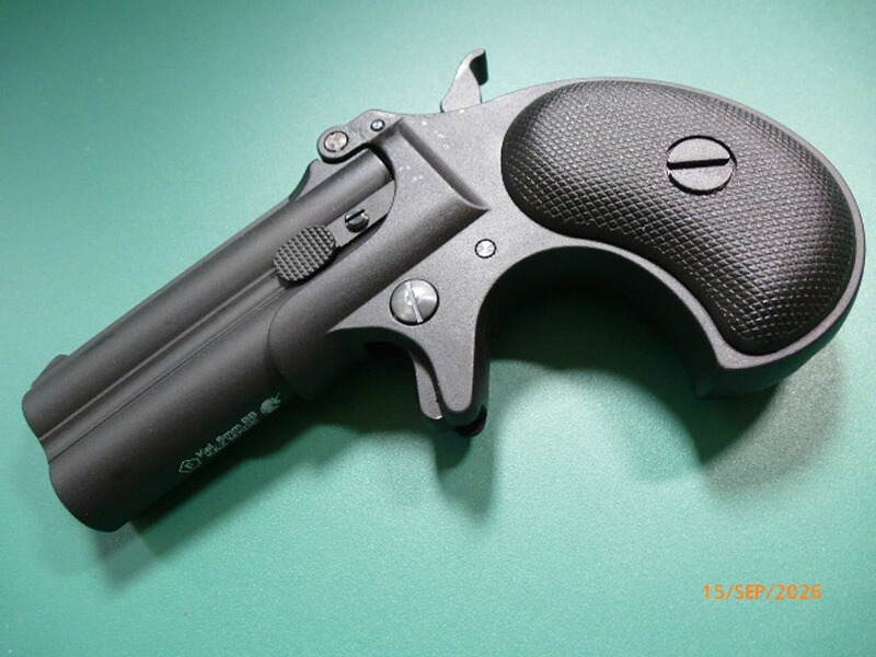 DERRINGER MaxTact Vollmetall Black, Gas 6mm BB