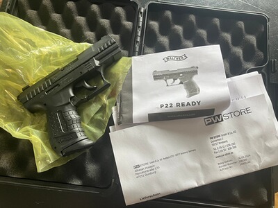 P22 Ready Schreckschuss unbenutzt OVP mit Rechnung