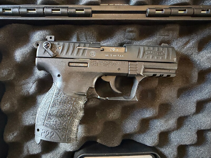 Umarex / Walther P22Q BLK, 9mm P.A.K.