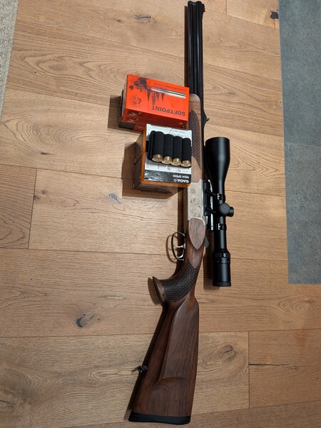 CZ Brno Combo BBF 308 Win. 12/76 Stahlschrot+Mercury R1 3-12x56