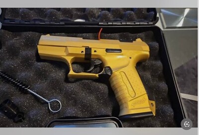 Walther P99 Schreckschuss Pistole 9 mm P.A.K. limitierte Gold Edition Neu unbenutzt
