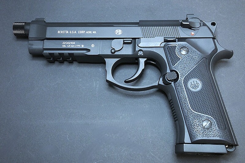 Beretta M9A3 FM schwarz 4,5mm Stahl BB Co2-Pistole Blow Back (P18) **Wie neu**